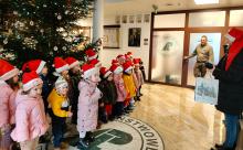 Świąteczna wizyta przedszkolaków w Nadleśnictwie Górowo Iławeckie